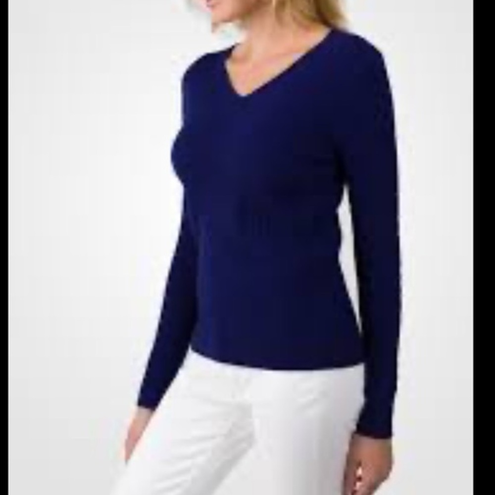 EQUIPMENT femme cable knit yak / wool - sweater - XS - woman’s navy